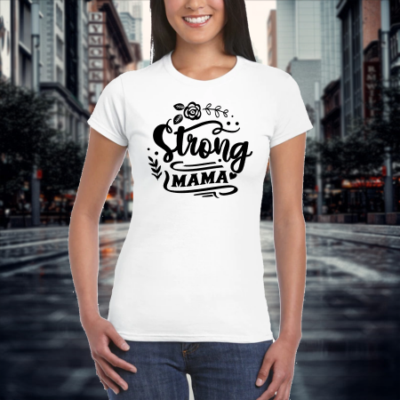 Tricou personalizat damă cu textul -Mamă strong [1]