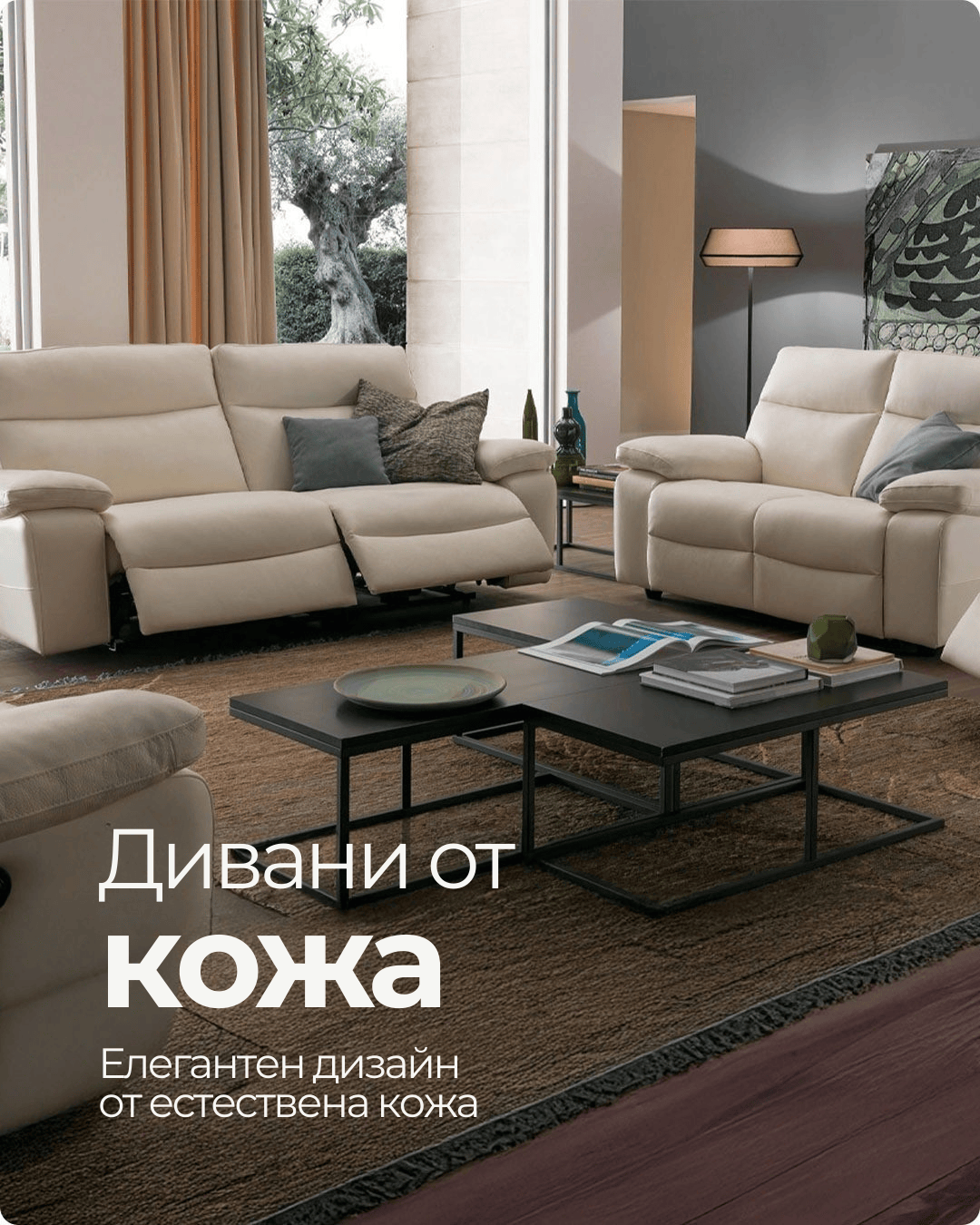 Дивани от естествена кожа