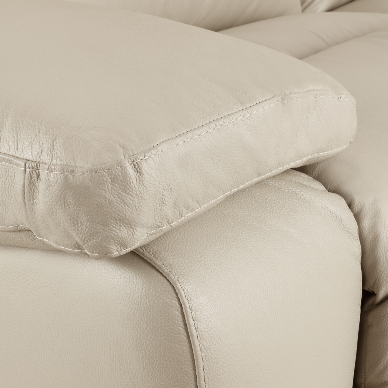 Set 2 canapele CASANOVA, canapea 3 locuri cu 2 reclinere electrice, 220x94 cm si canapea 2 locuri fara reclinere, 172x94 cm, Piele naturala Italiana [3]
