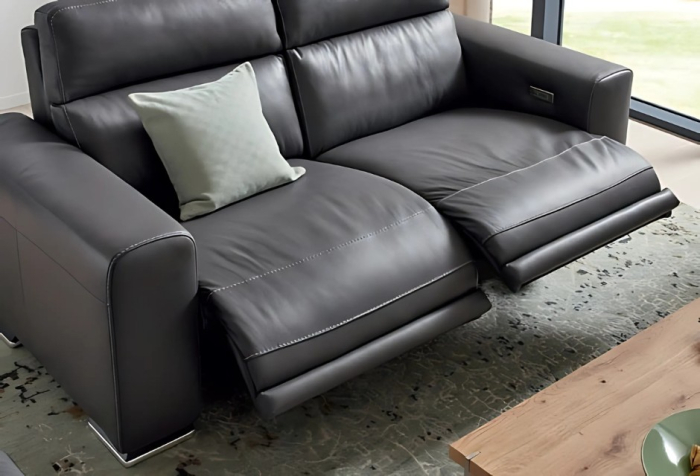 Canapea ALEXIA, 3-locuri cu 2-reclinere electrice, piele [3]