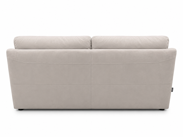 ALLEGRA fixed 3-seater sofa in Pearl Grey X1664 fabric [4]