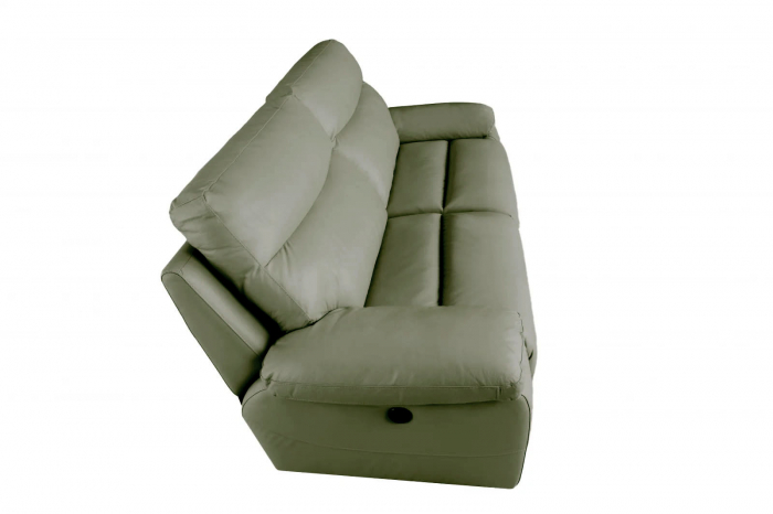 Canapea CASANOVA, 3 locuri cu 2 reclinere electrice, Piele naturala Italiana, 220x94 cm [7]