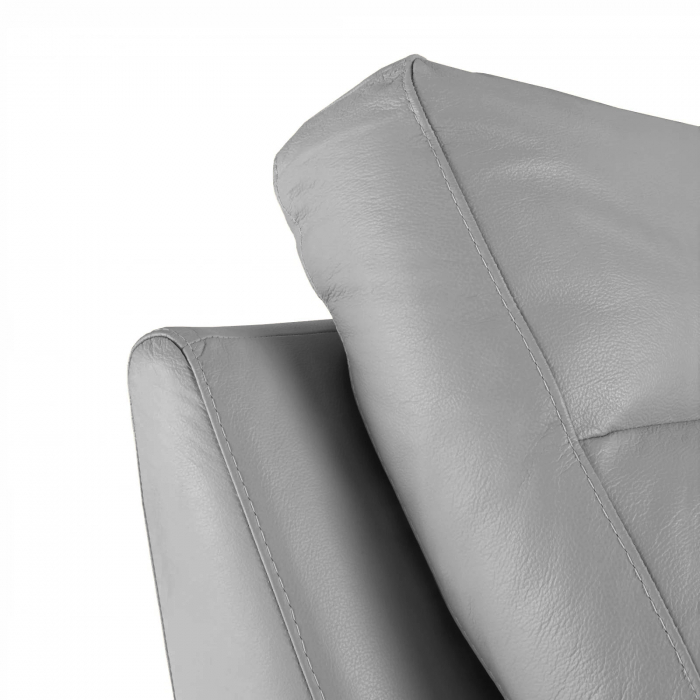 Canapea CASANOVA, 3 locuri cu 2 reclinere electrice, Piele naturala Italiana, 220x94 cm [5]