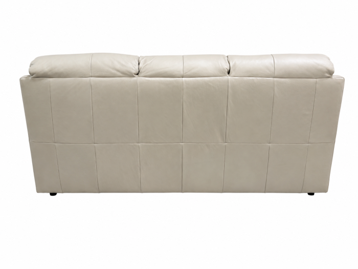 Set GHITA piele naturală bej cu canapele fotoliu recliner și pouf container [10]