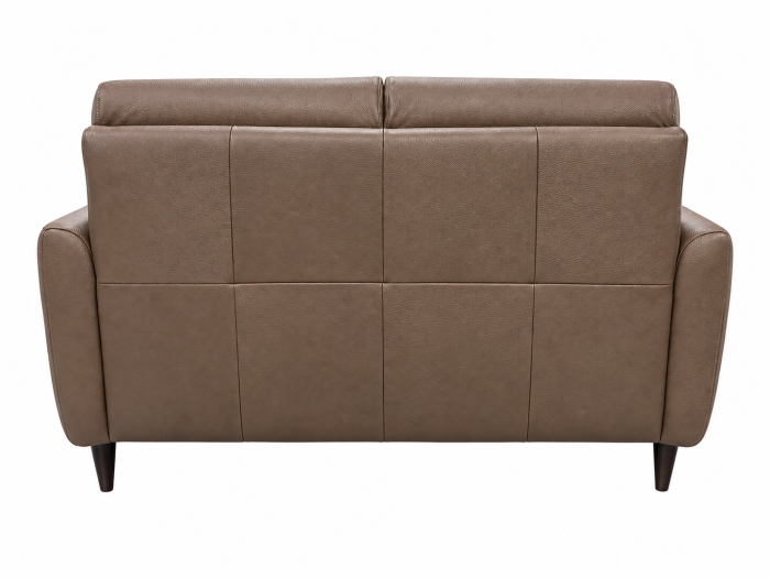 MANERA fixed 2-seater sofa in Cappuccino Brown CAT.4-4945 genuine leather [4]