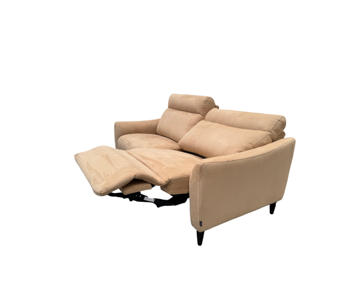Canapea MANERA de 3 locuri din stofă cu două funcții relax electrice [3]