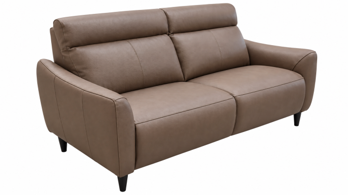 Canapea MANERA fixă de 3 locuri din piele naturală Maro Cappuccino CAT.4-4945 [3]