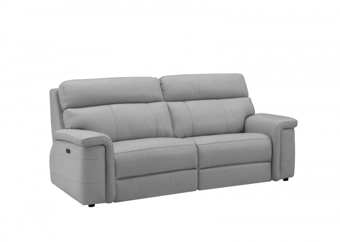 NABUCCO kanapé, 3 személyes, kétmotoros elektromos döntőkkel, elektromosan állítható fejtámlákkal, USB porttal, olasz valódi bőr, 216x103cm [2]