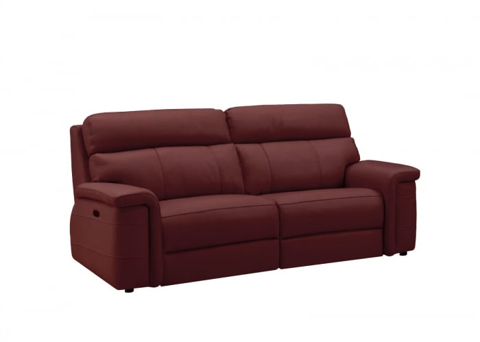 NABUCCO kanapé, 3 személyes, kétmotoros elektromos döntőkkel, elektromosan állítható fejtámlákkal, USB porttal, olasz valódi bőr, 216x103cm [2]