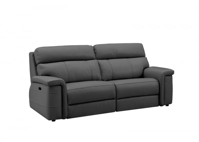 NABUCCO kanapé, 3 személyes, kétmotoros elektromos döntőkkel, elektromosan állítható fejtámlákkal, USB porttal, olasz valódi bőr, 216x103cm [2]