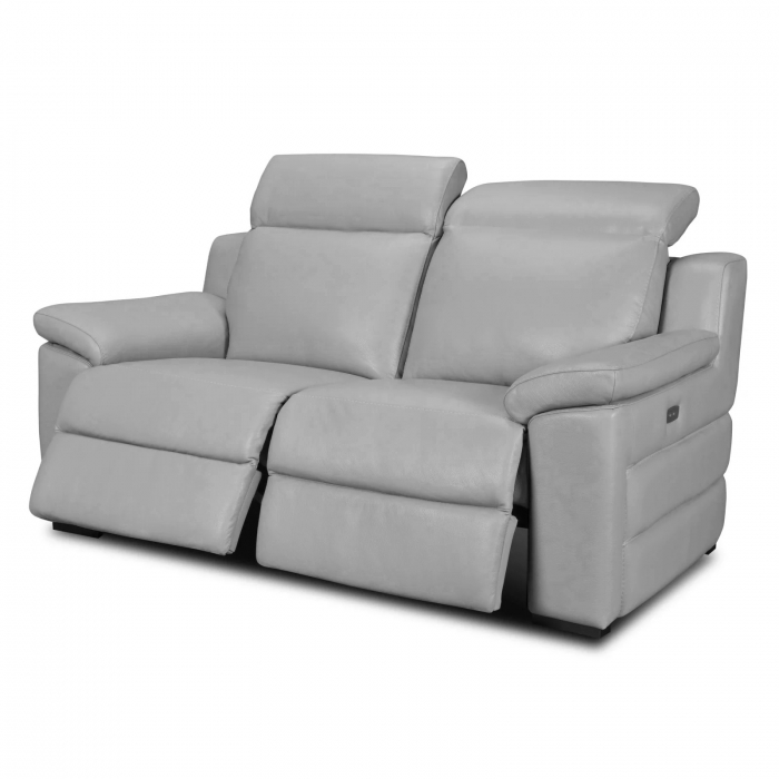 Canapea VENTADOR, 2-locuri, 2-reclinere electrice, Piele naturala Italiana, 176x100 cm [1]