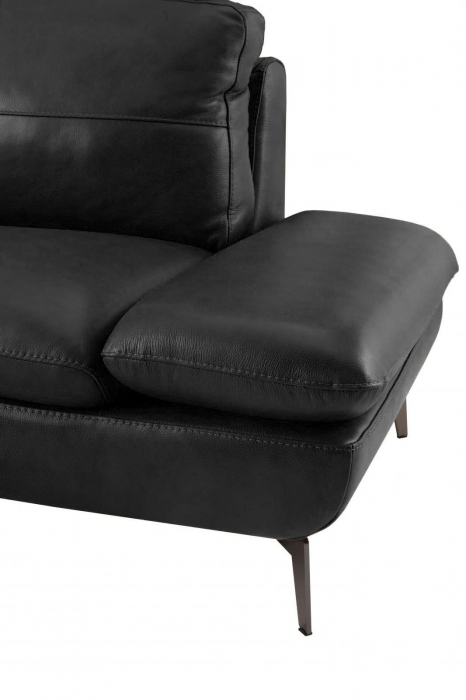 Coltar AUSTIN, 3 locuri cu brate inovative si 2 tetiere mobile, lung pe dreapta, Piele naturala Italiana, 292x210 cm [3]