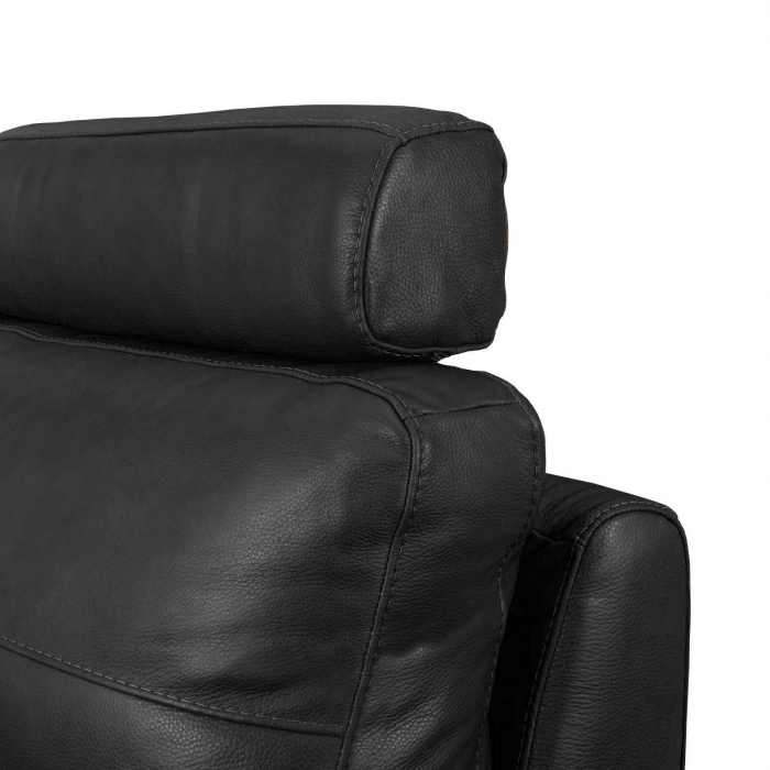 Coltar AUSTIN, 3 locuri cu brate inovative si 2 tetiere mobile, lung pe dreapta, Piele naturala Italiana, 292x210 cm [4]