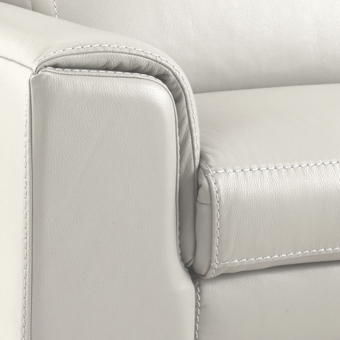 Coltar BALTIC, 3 locuri cu recliner electric dreapta si sezlong pe stanga, tetiere reglabile, port USB, Piele naturala Italiana, 291x221 cm [7]