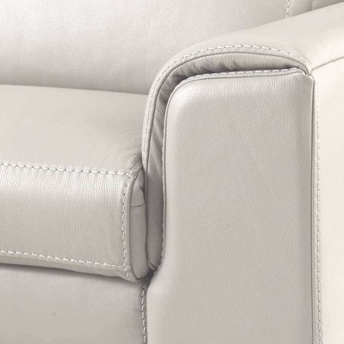 Coltar BALTIC, 3 locuri cu recliner electric stang si sezlong pe dreapta, tetiere reglabile, port USB, Piele naturala Italiana, 291x221 cm [7]