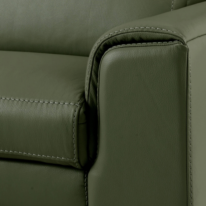 Coltar BALTIC, 3 locuri cu recliner electric stang si sezlong pe dreapta, tetiere reglabile, port USB, Piele naturala Italiana, 291x221 cm [7]