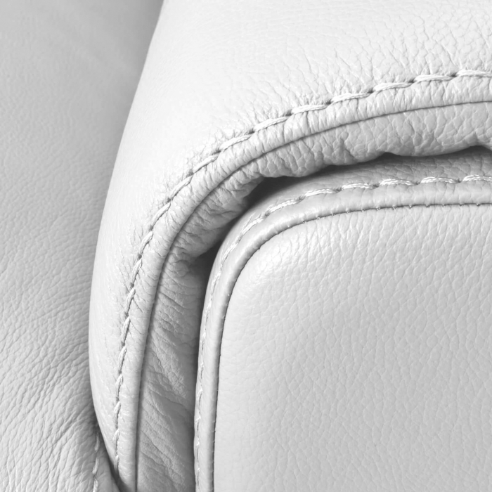 Coltar BALTIC, 3 locuri cu recliner electric stang si sezlong pe dreapta, tetiere reglabile, port USB, Piele naturala Italiana, 291x221 cm [8]