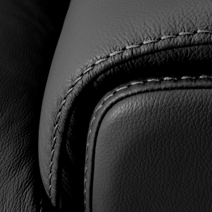 Coltar BALTIC, 3 locuri cu recliner electric stang si sezlong pe dreapta, tetiere reglabile, port USB, Piele naturala Italiana, 291x221 cm [8]