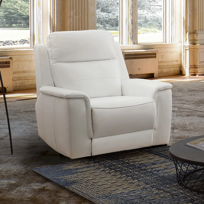 Fotoliu ACCORDO, cu recliner electric bi-motorizat, piele [1]