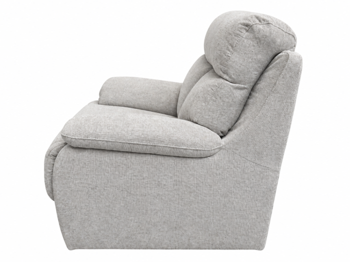 GHITA fixed armchair in Light Grey X1562 fabric [3]
