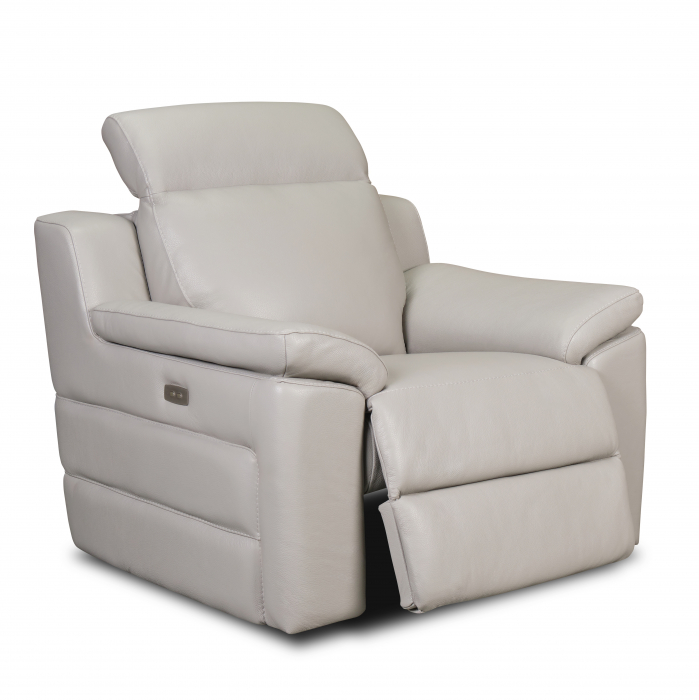 Fotoliu VENTADOR, cu recliner electric, Piele naturala, 102x100 cm [1]