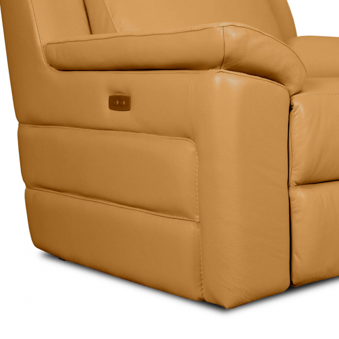 Fotoliu VENTADOR, cu recliner electric, Piele naturala, 102x100 cm [3]