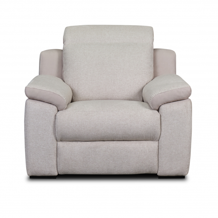 Fotoliu VENTADOR, recliner electric, stofa bicolora italiana, 102x100 cm [3]
