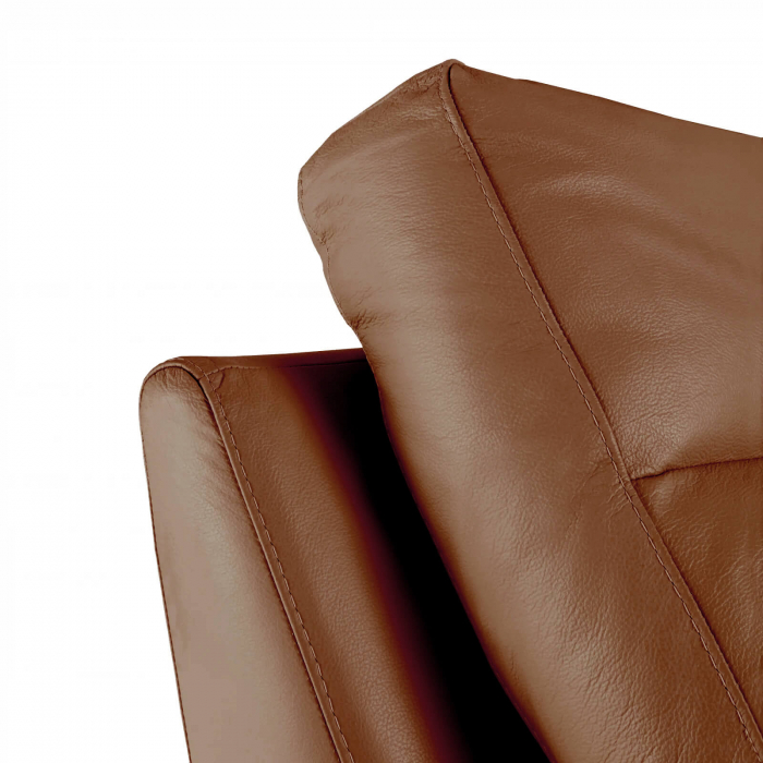 Set 2 canapele CASANOVA, canapea 3 locuri cu 2 reclinere electrice, 220x94 cm si canapea 2 locuri fara reclinere, 172x94 cm, Piele naturala Italiana [3]