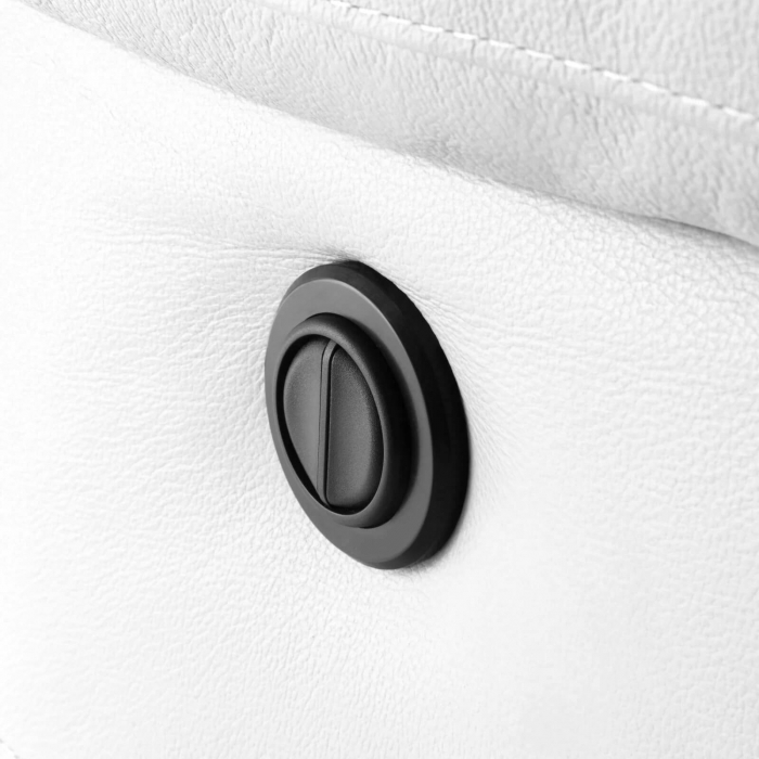 Set 2 canapele CASANOVA, canapea 3 locuri cu 2 reclinere electrice, 220x94 cm si canapea 2 locuri fara reclinere, 172x94 cm, Piele naturala Italiana [5]