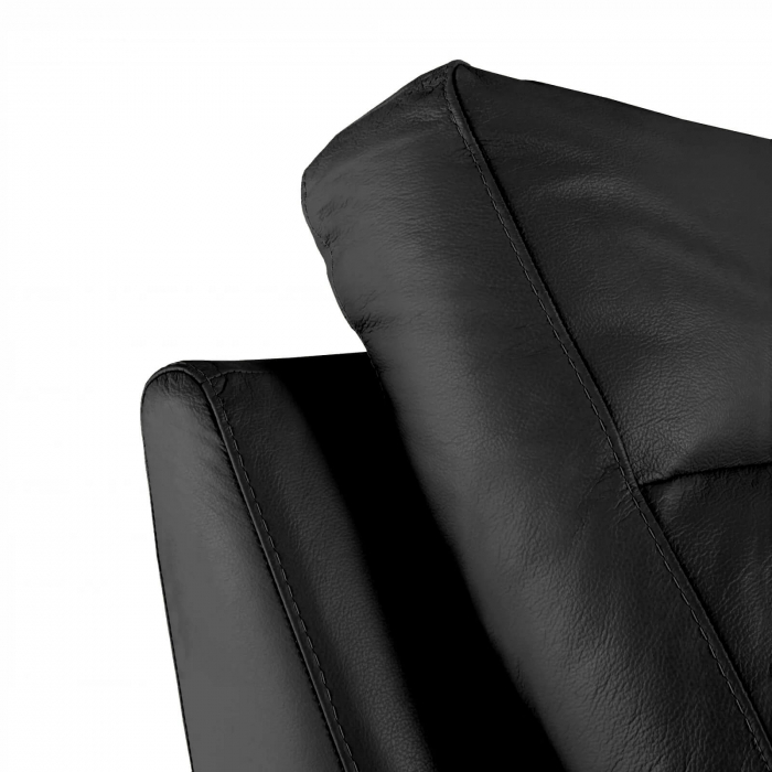 Set 2 canapele CASANOVA, canapea 3 locuri cu 2 reclinere electrice, 220x94 cm si canapea 2 locuri fara reclinere, 172x94 cm, Piele naturala Italiana [3]