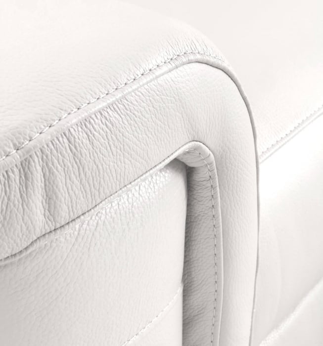 Set 2 canapele NABUCCO, canapea 3 locuri cu 2 reclinere electrice bi-motorizate, tetiere reglabile electric, port USB, 216x103 cm si canapea 2 locuri fara reclinere, 172x103 cm, Piele naturala Italian [4]
