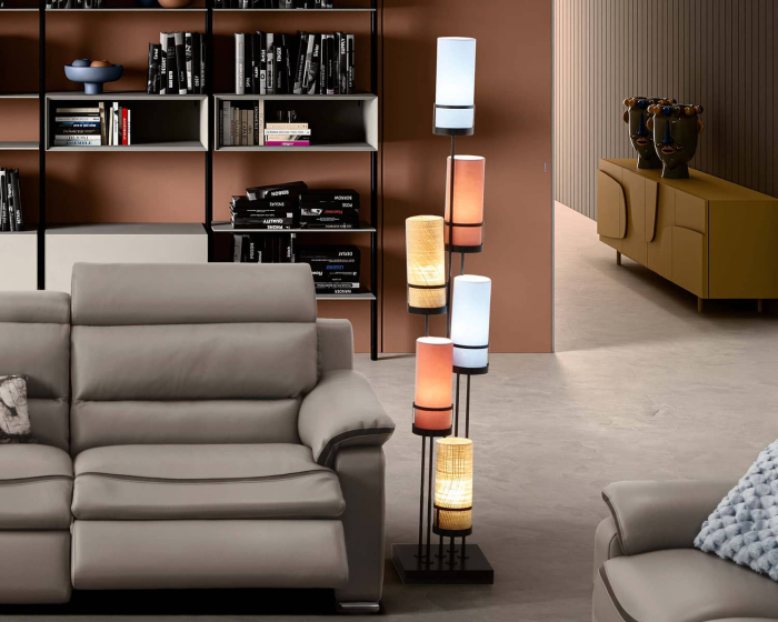 Set canapele BELLO, 3-locuri cu 2-reclinere electrice, 2-locuri fără reclinere si fotoliu cu recliner electric, tetiere reglabile, piele naturala italiana [3]