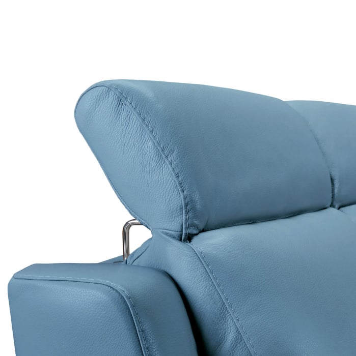 Set canapele VENTADOR, canapea 3 locuri cu 2 reclinere electrice, 196x10 cm, canapea 2 locuri fara reclinere, 176x100 cm si fotoliu cu recliner electric, Piele naturala Italiana [5]