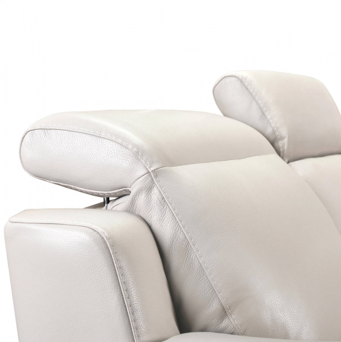 Set canapele VENTADOR, canapea 3 locuri cu 2 reclinere electrice, 196x10 cm, canapea 2 locuri fara reclinere, 176x100 cm si fotoliu cu recliner electric, Piele naturala Italiana [6]