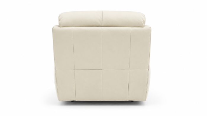 Set GHITA piele naturală crem cu canapea recliner electrică și două fotolii recliner [7]