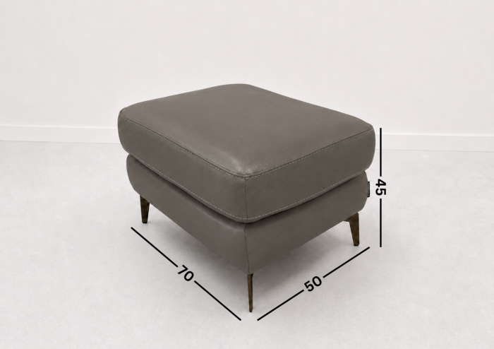 Taburet BALTIC 70 x 50 cm din piele naturală [2]