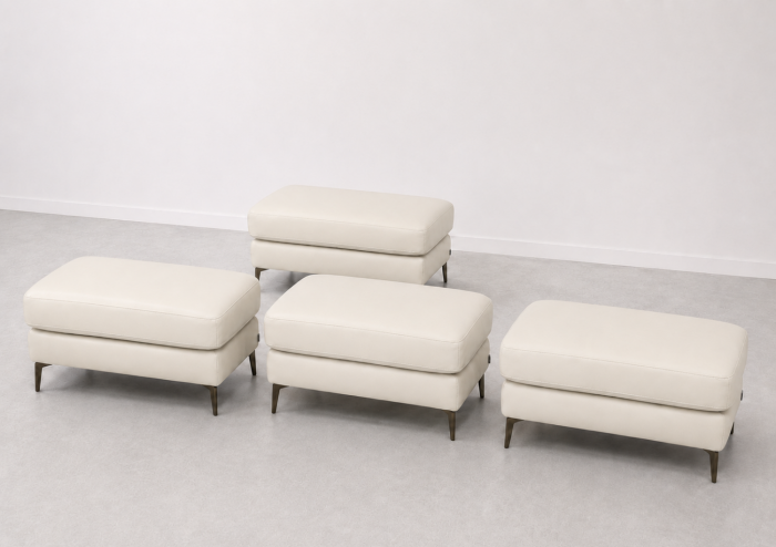 Taburet BALTIC 70 x 50 cm din piele naturală [3]