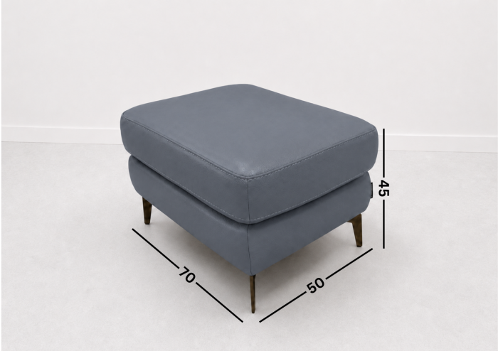 Taburet BALTIC 70 x 50 cm din piele naturală [2]