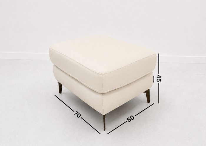 Taburet BALTIC 70 x 50 cm din piele naturală [2]