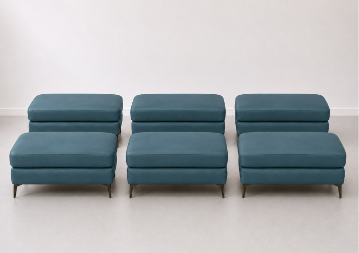 Taburet BALTIC 70 x 50 cm din piele naturală [5]