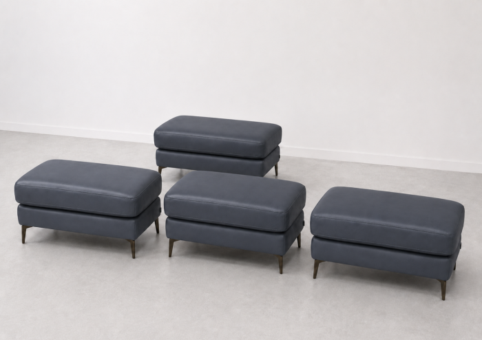 Taburet BALTIC 70 x 50 cm din piele naturală [3]
