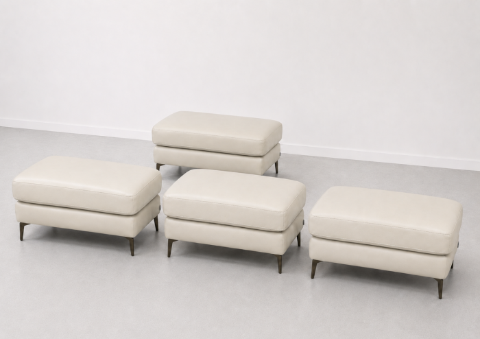 Taburet BALTIC 70 x 50 cm din piele naturală [3]