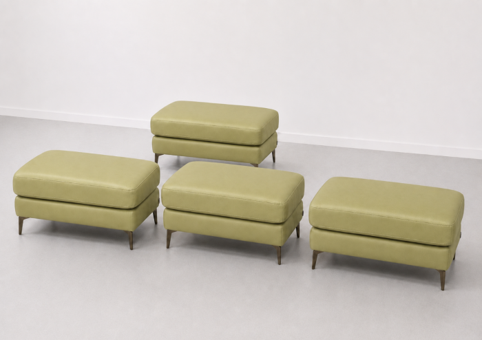 Taburet BALTIC 70 x 50 cm din piele naturală [3]