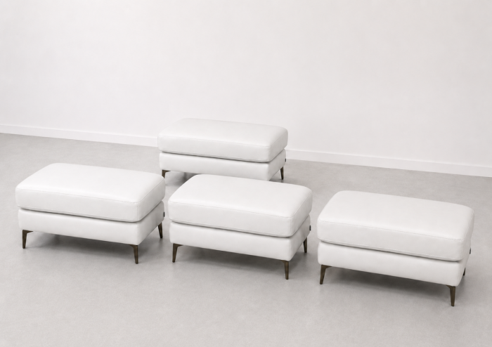 Taburet BALTIC 70 x 50 cm din piele naturală [3]