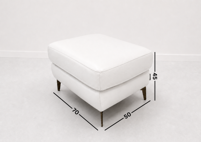 Taburet BALTIC 70 x 50 cm din piele naturală [2]