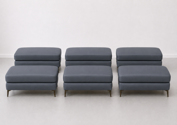 Taburet BALTIC 70 x 50 cm din piele naturală [5]