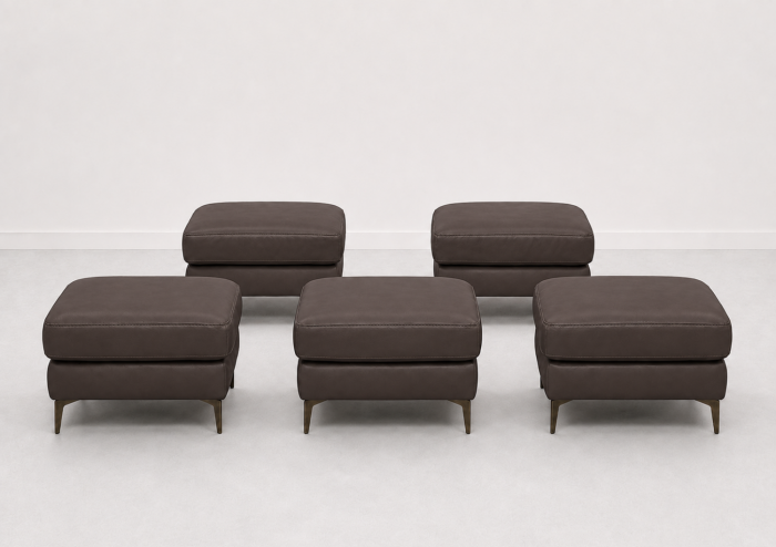 Taburet BALTIC 70 x 50 cm din piele naturală [4]