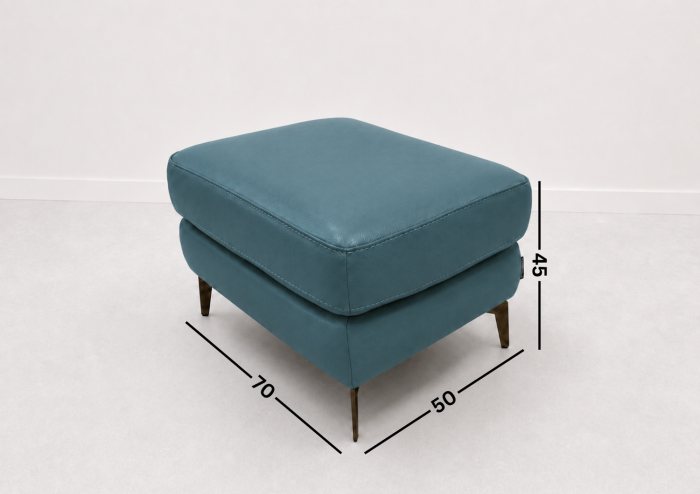 Taburet BALTIC 70 x 50 cm din piele naturală [2]
