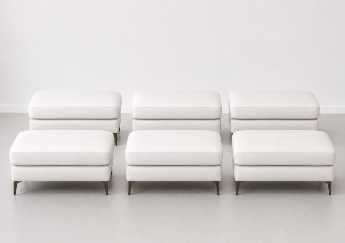 Taburet BALTIC 70 x 50 cm din piele naturală [5]