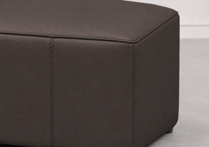 Taburet KUADRO 50 x 50 cm piele naturală italiană [5]